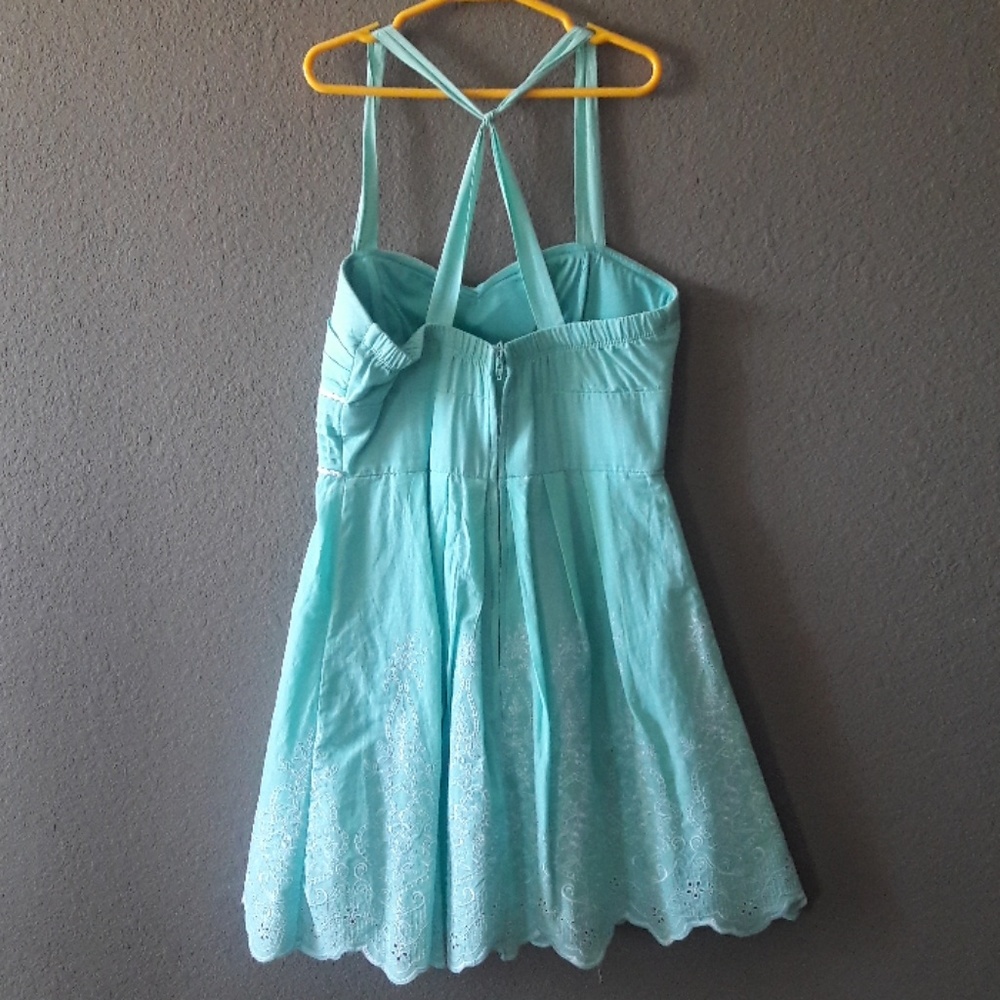 Teal Tea Dress - Picture 3 of 7